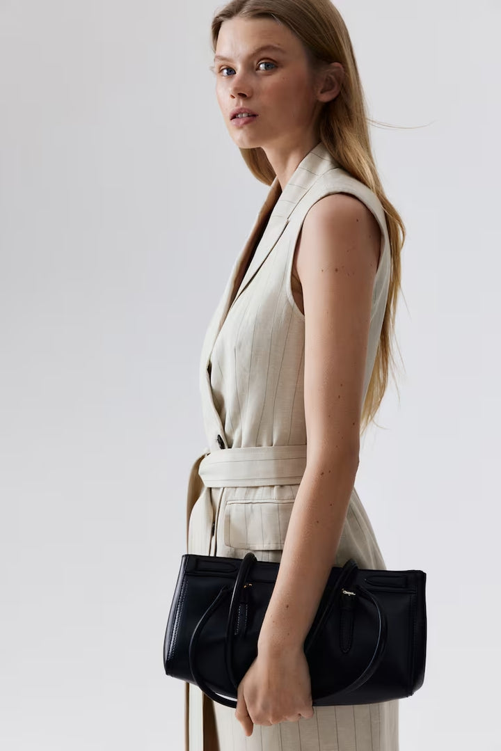 H&M Linen-blend Jacket Dress