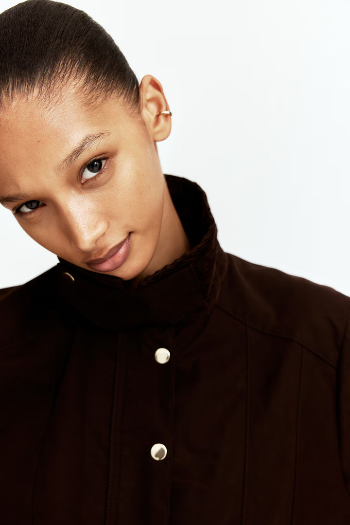 H&M Jacket with Corduroy Collar