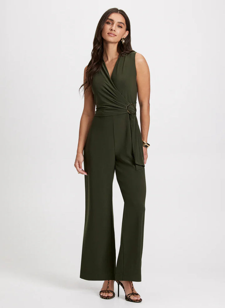 LAURA Crossover Sleeveless Jumpsuit