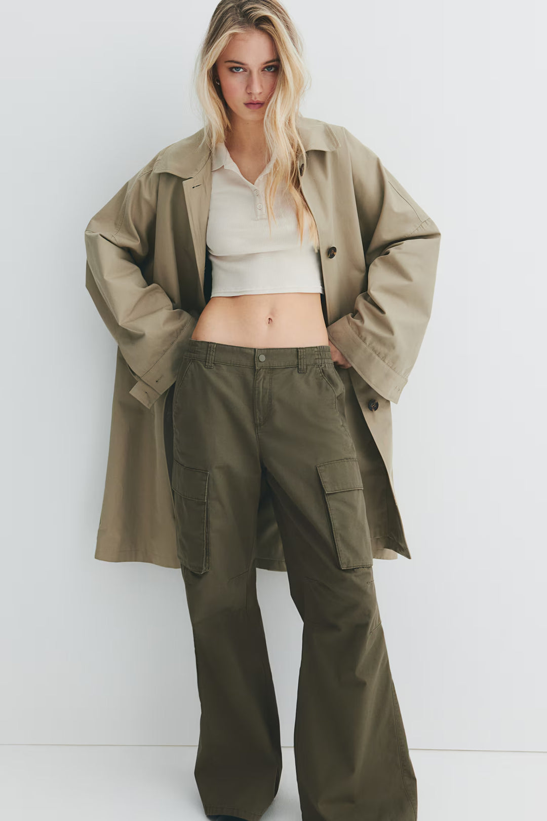 H&M Canvas Cargo Pants