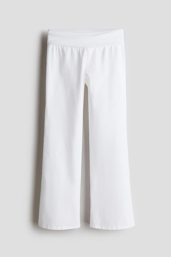 H&M Linen-Blend Yoga-Style Pants