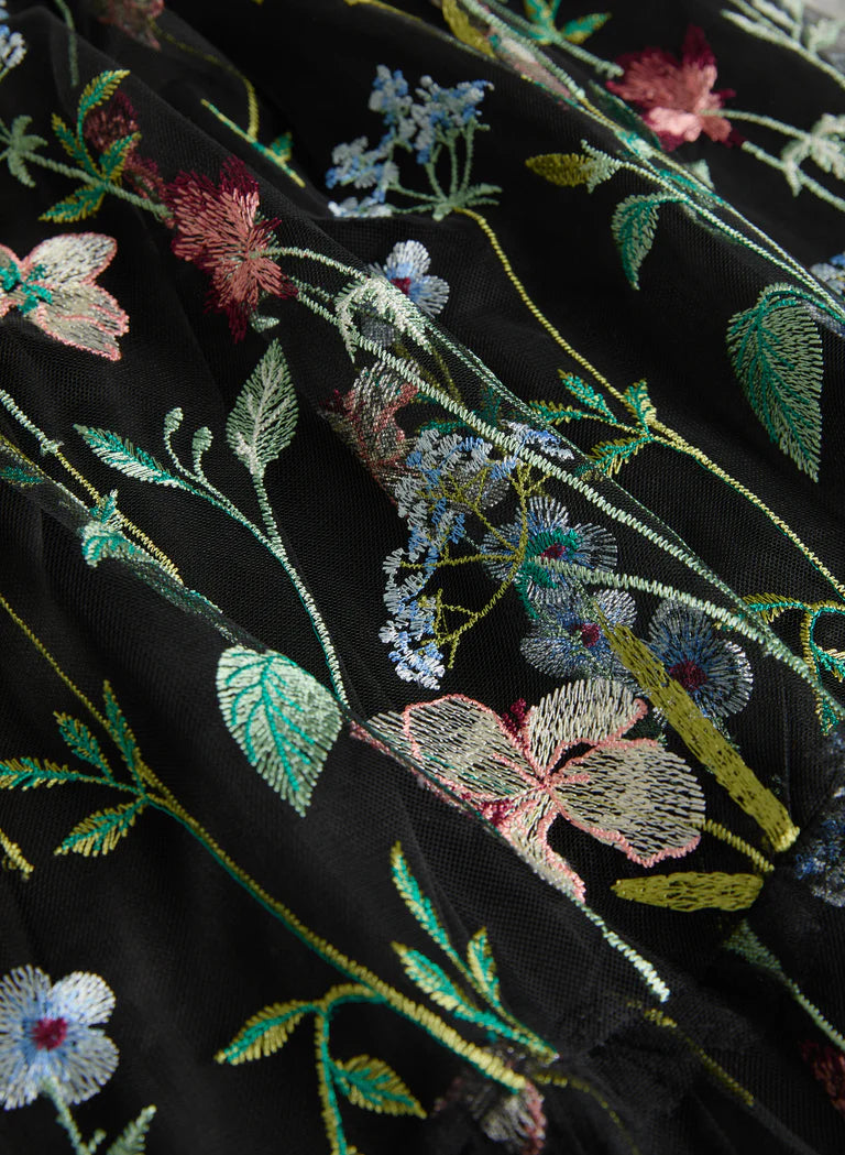 LAURA Floral Embroidered Dress