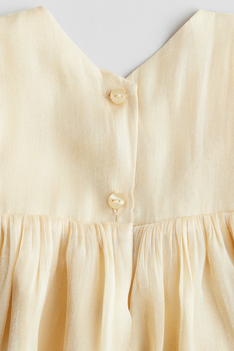 H&M Bow-Detail Organza Dress