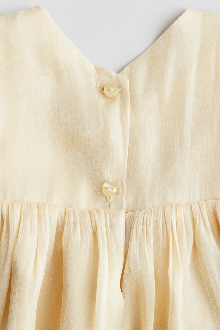 H&M Bow-Detail Organza Dress