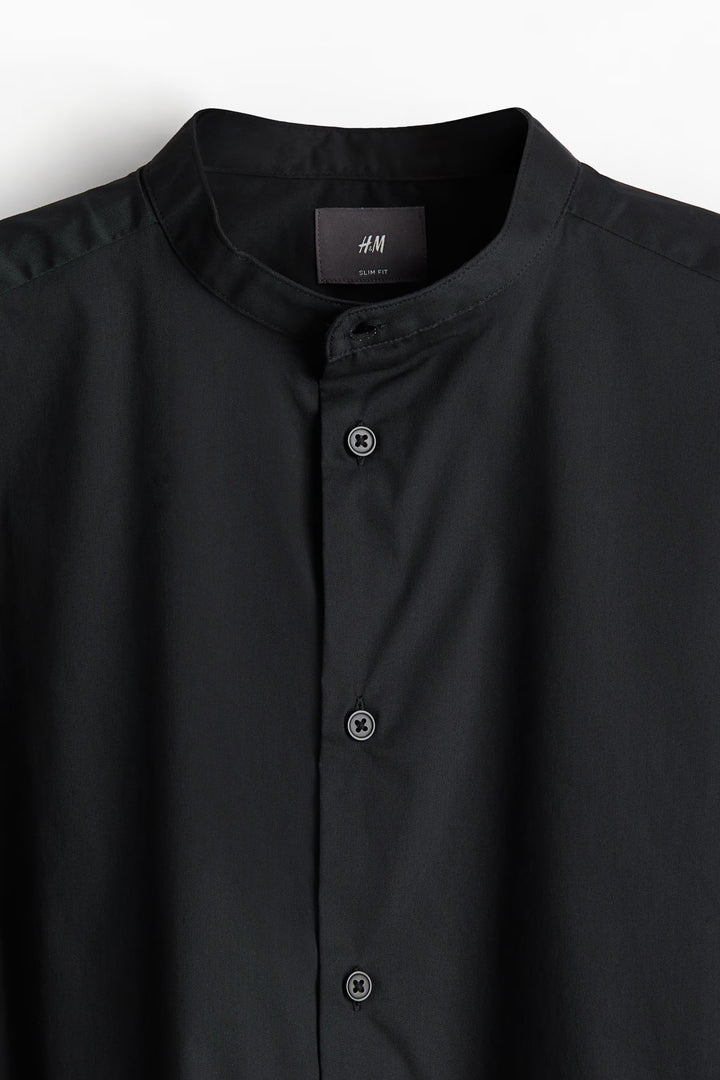 H&M Slim Fit Grandad shirt