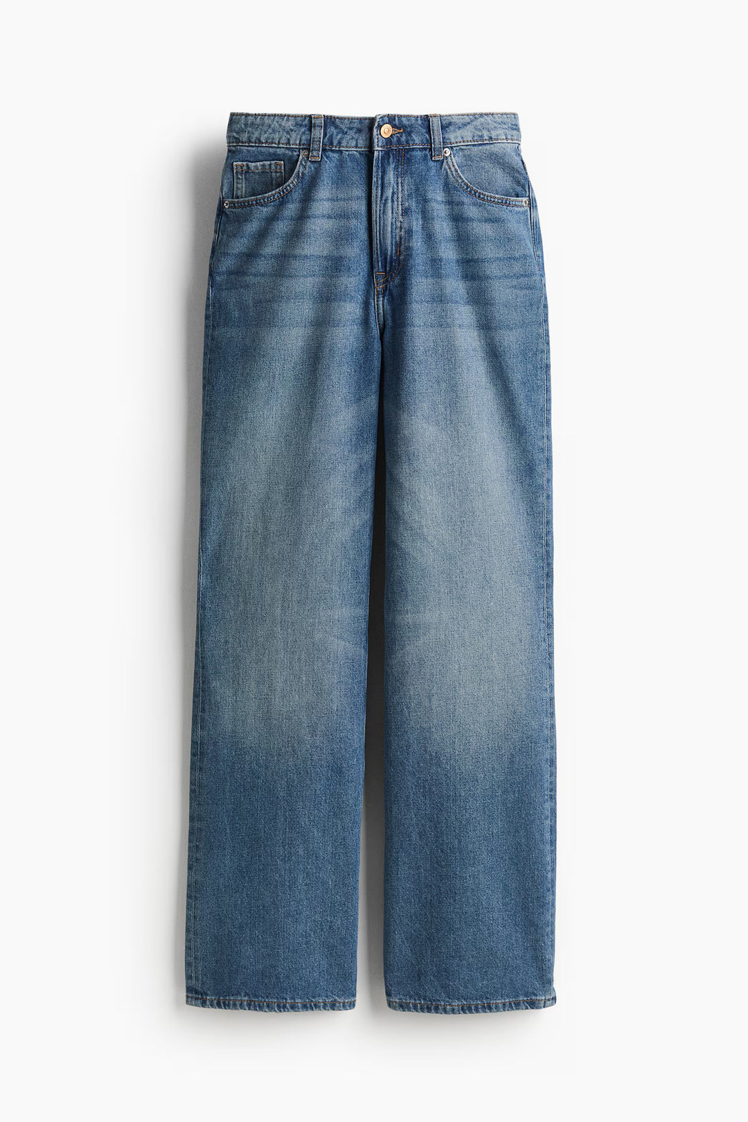 H&M Bleecker High Rise Wide Leg Jeans