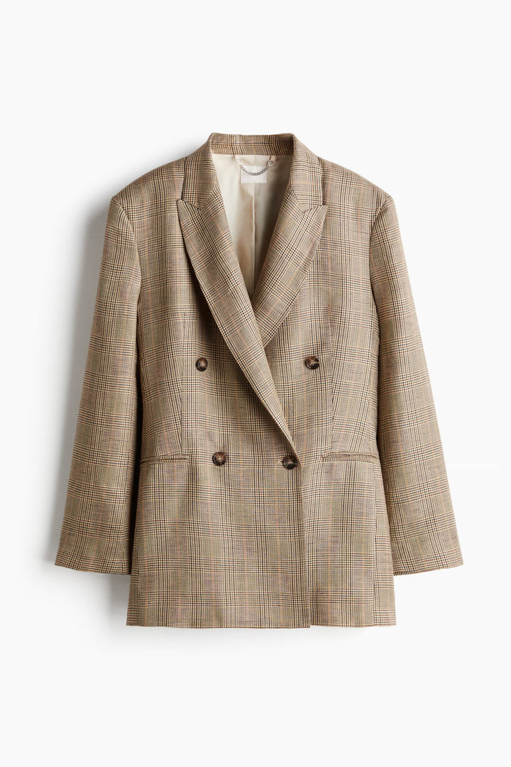 H&M Linen-Blend Blazer