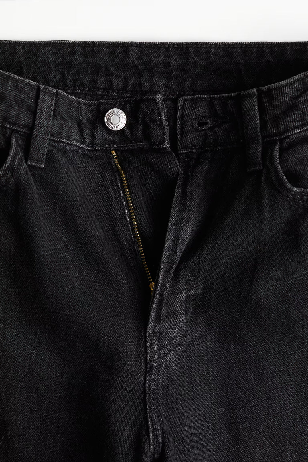 H&M Curvy Fit Wide Ultra High Jeans