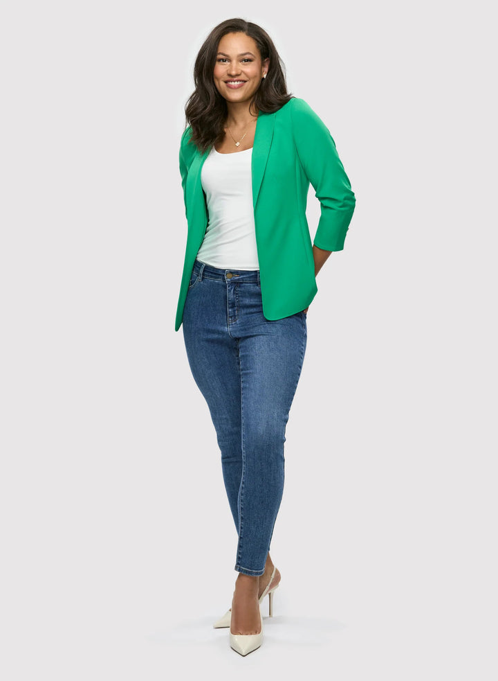 LAURA 3/4 Sleeve Open Blazer