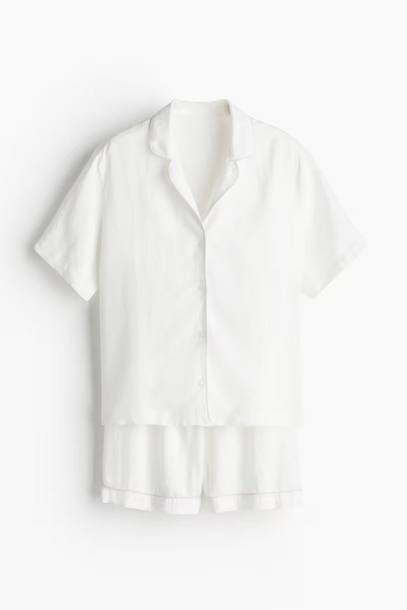 H&M Linen-Blend Pajamas