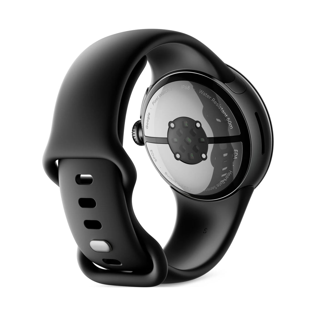 Google Pixel Watch 2 with the Best of Fitbit and Google - Heart Rate Tracking, Stress Management, Safety Features - Android Smartwatch - Matte Black Aluminum Case - Obsidian Active Band - Wi-Fi