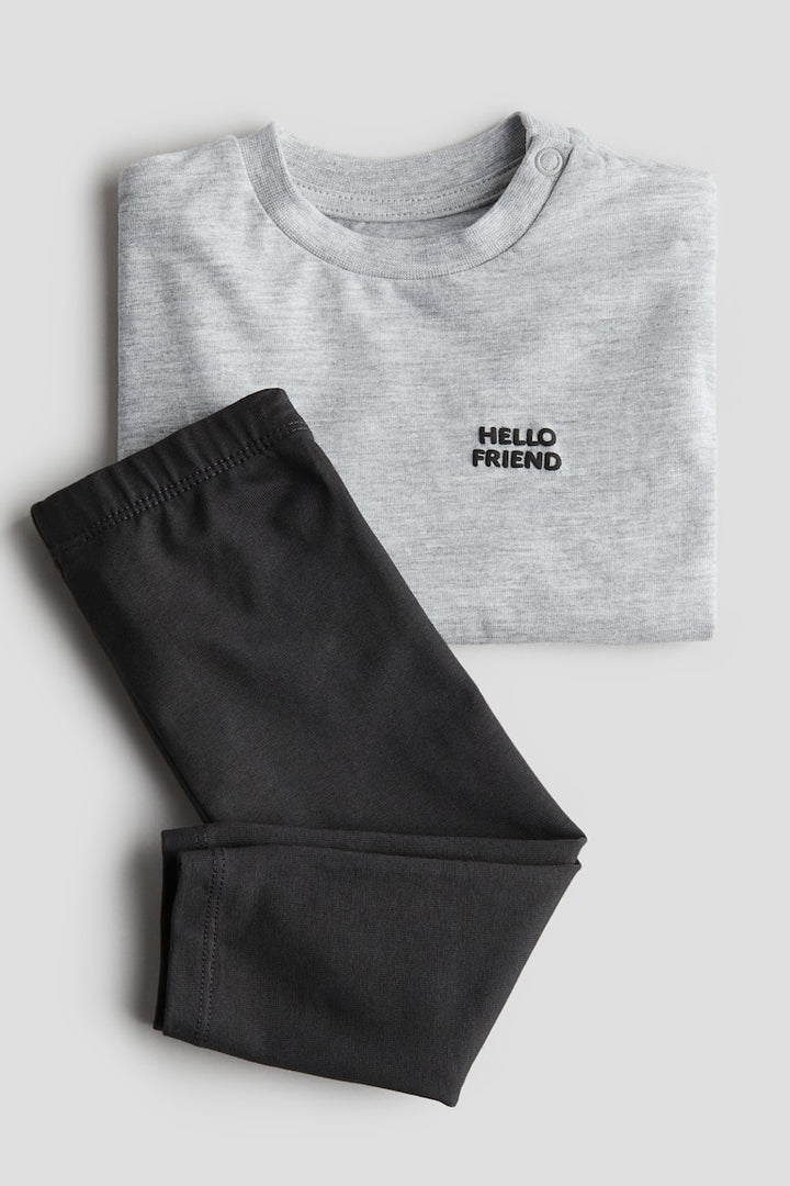 H&M 2-piece Top and Leggings Set