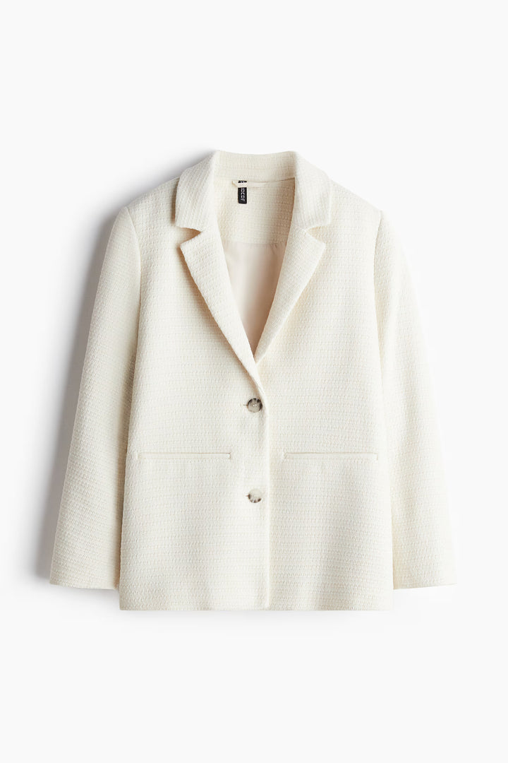 H&M Textured-Weave Blazer