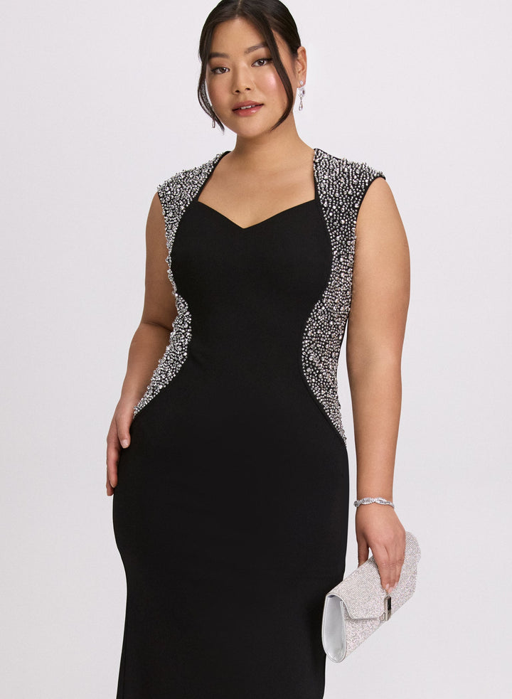 LAURA Crystal Embellished Dress