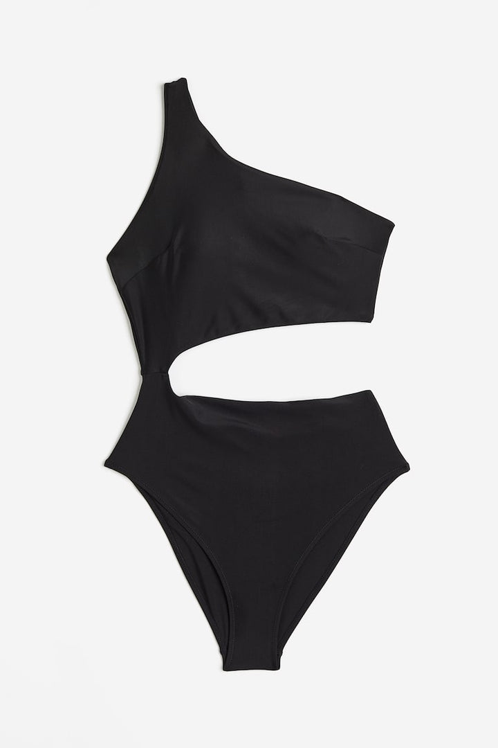 H&M Padded-cup High-leg Swimsuit