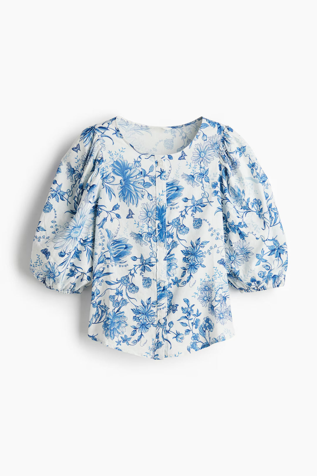 H&M Linen-Blend Blouse