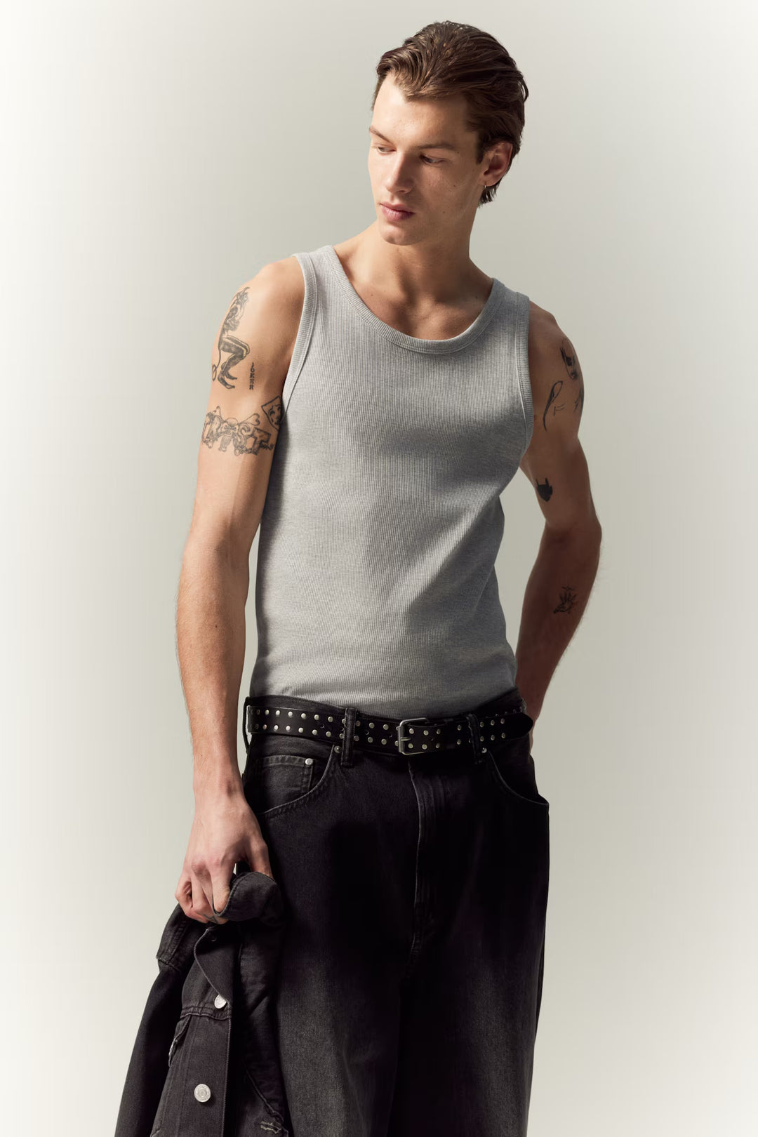 H&M Slim Fit Ribbed Tank Top