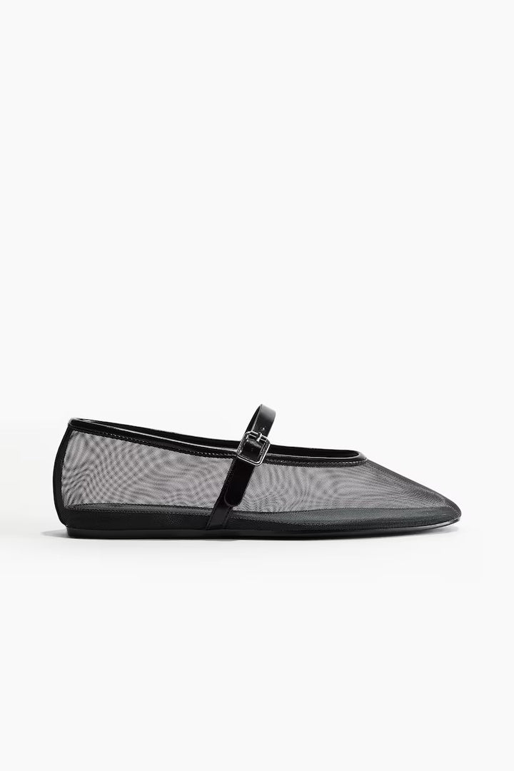 H&M Mesh Mary Jane Flats