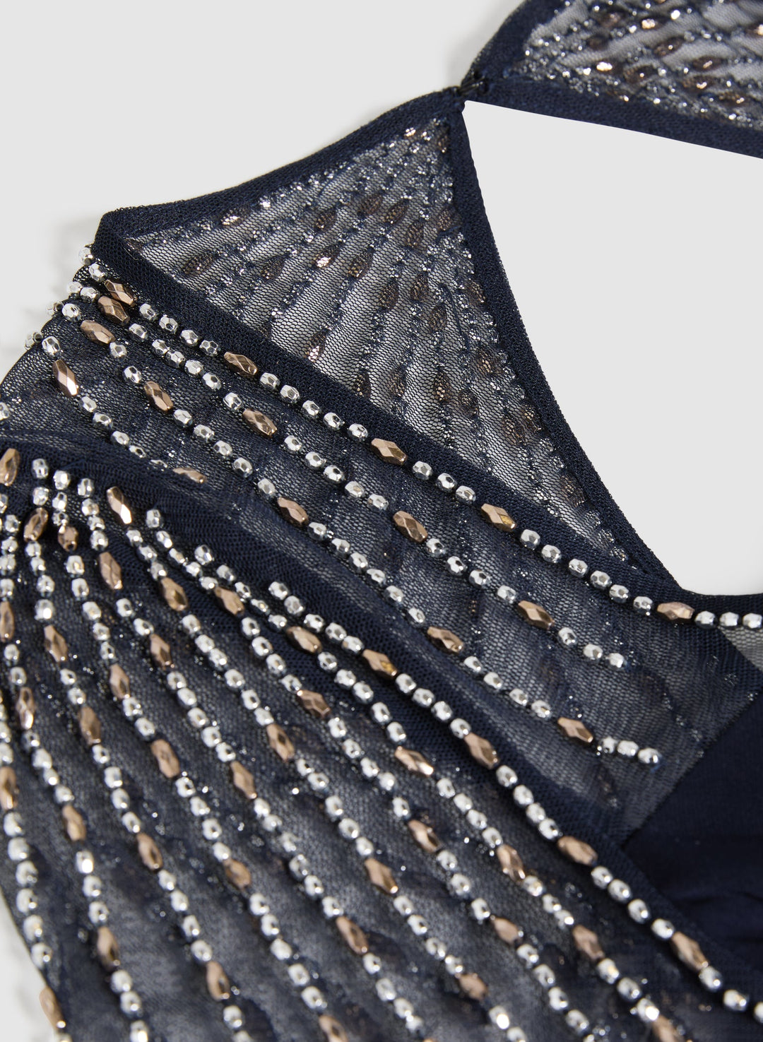 LAURA Beaded Column Dress