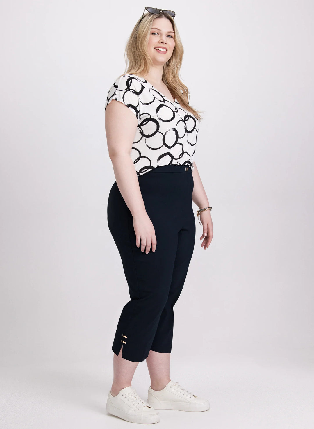 LAURA High-Rise Bengaline Capris