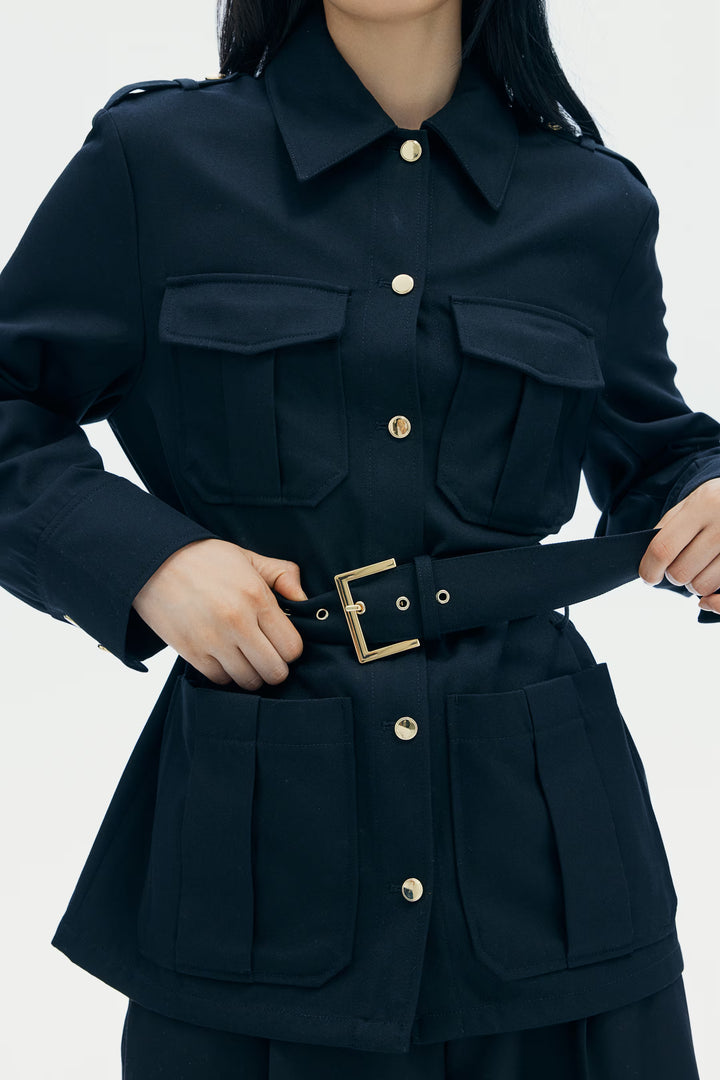H&M Loose-Fit Cargo Jacket