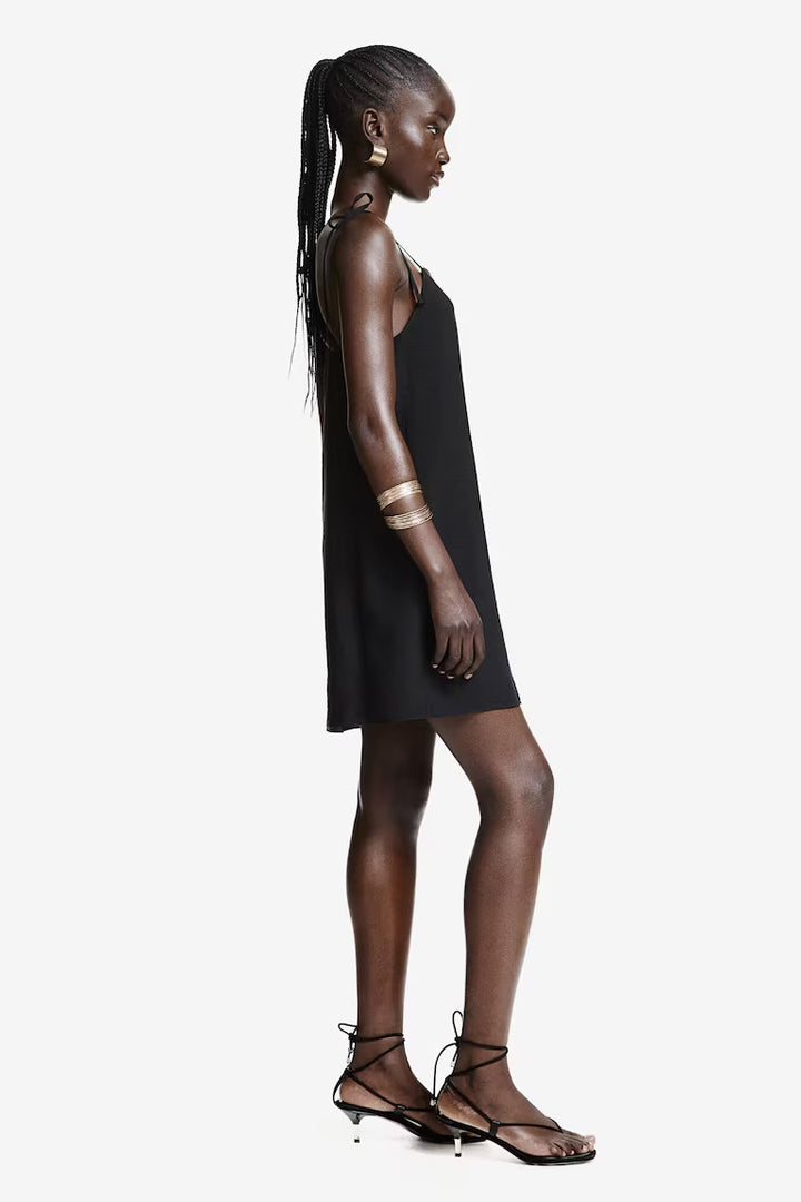 H&M Dress with Tie Shoulder Straps