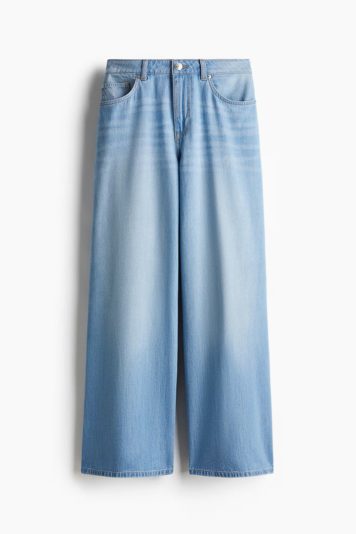 H&M Baggy Wide Low Jeans