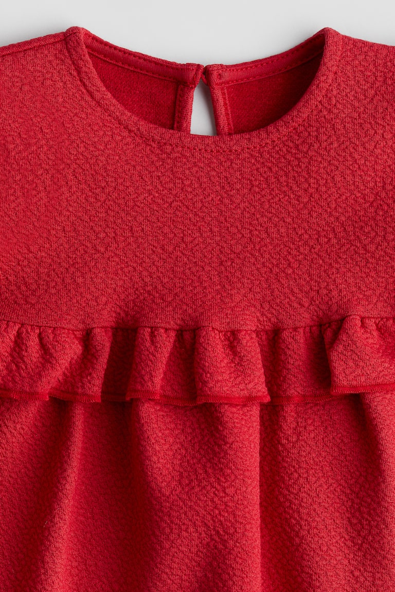 H&M Ruffle-Trimmed Dress
