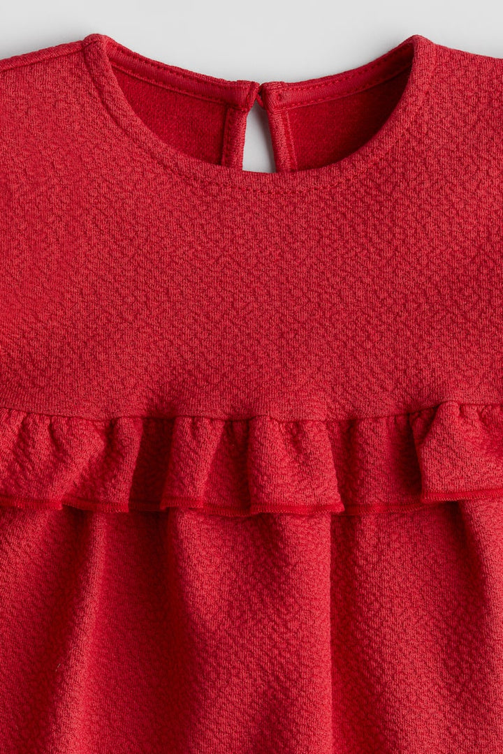 H&M Ruffle-Trimmed Dress