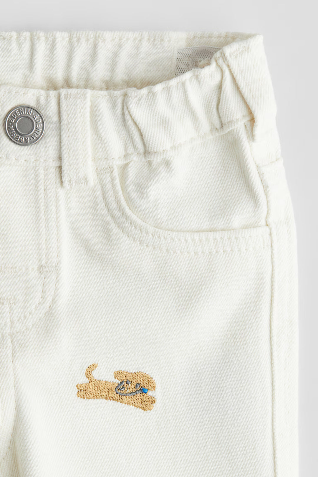 H&M Embroidery-Detail Jeans