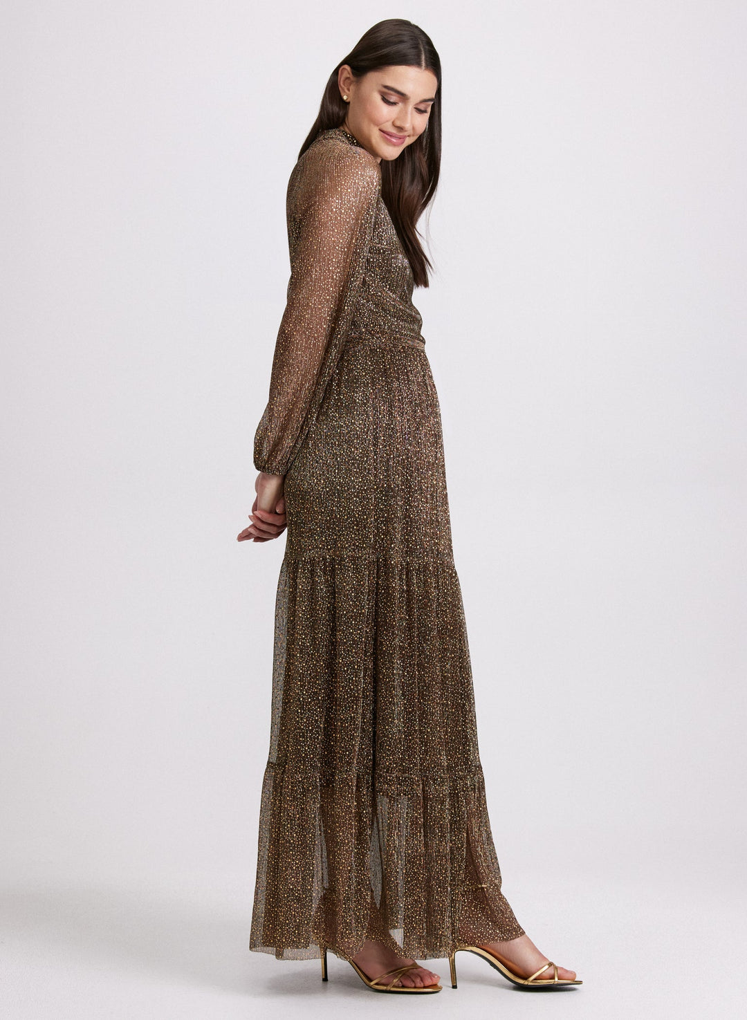 LAURA Lurex Maxi Dress