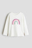 White/rainbow