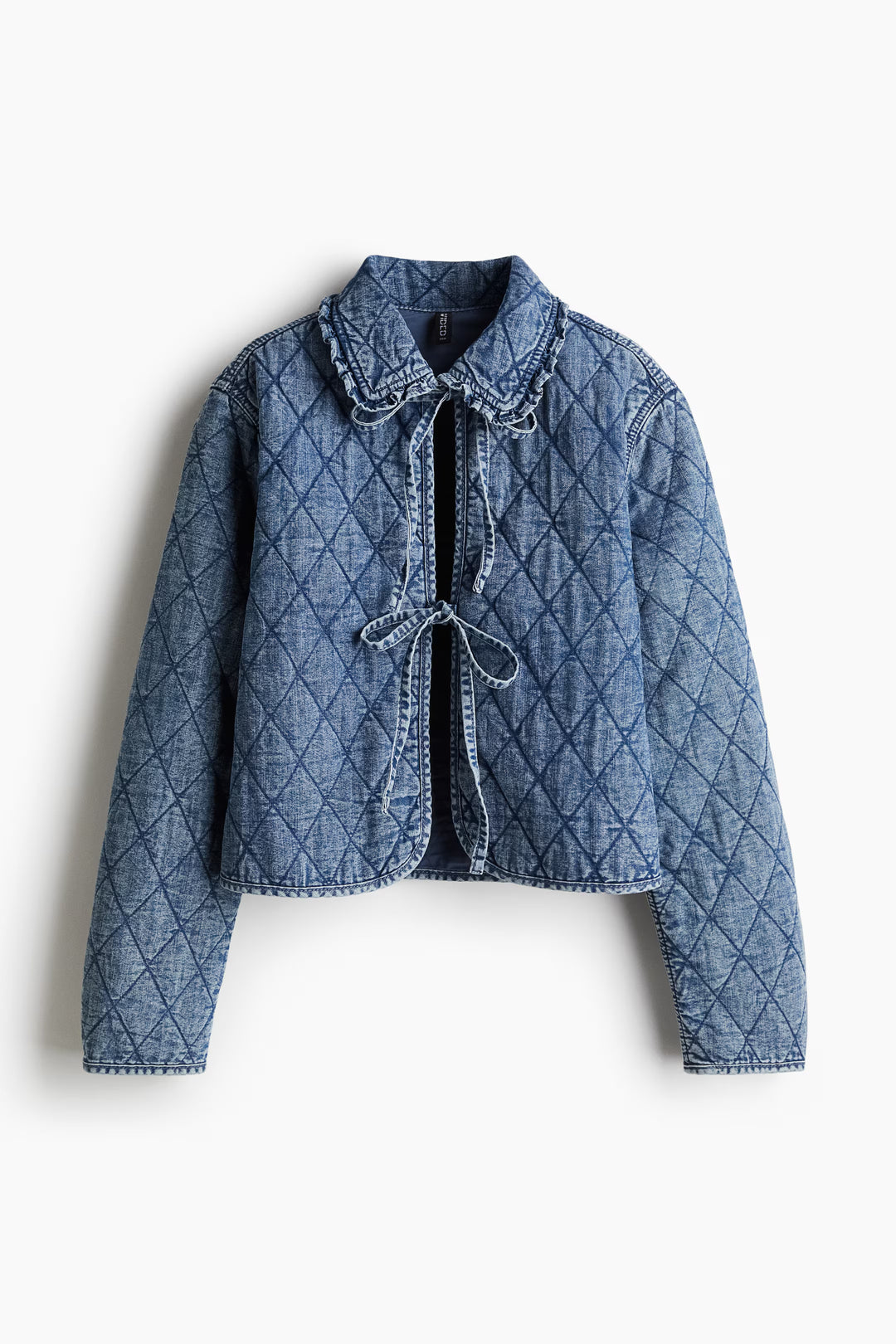 H&M Quilted Denim Jacket