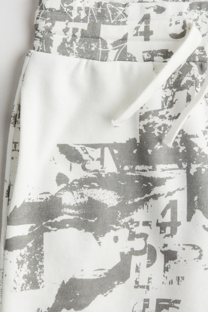 H&M Printed Sweatshorts