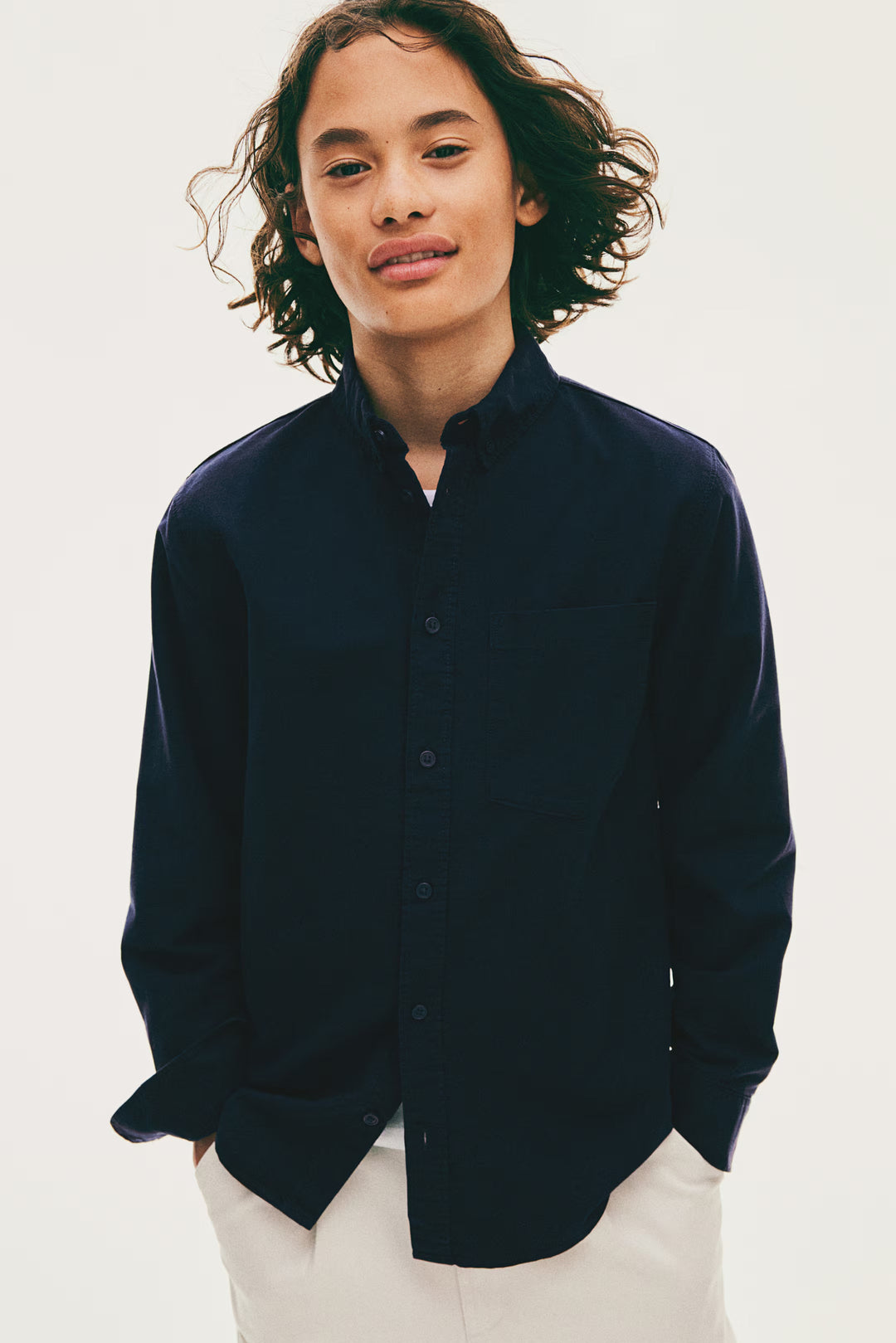 H&M Button-down Cotton Shirt