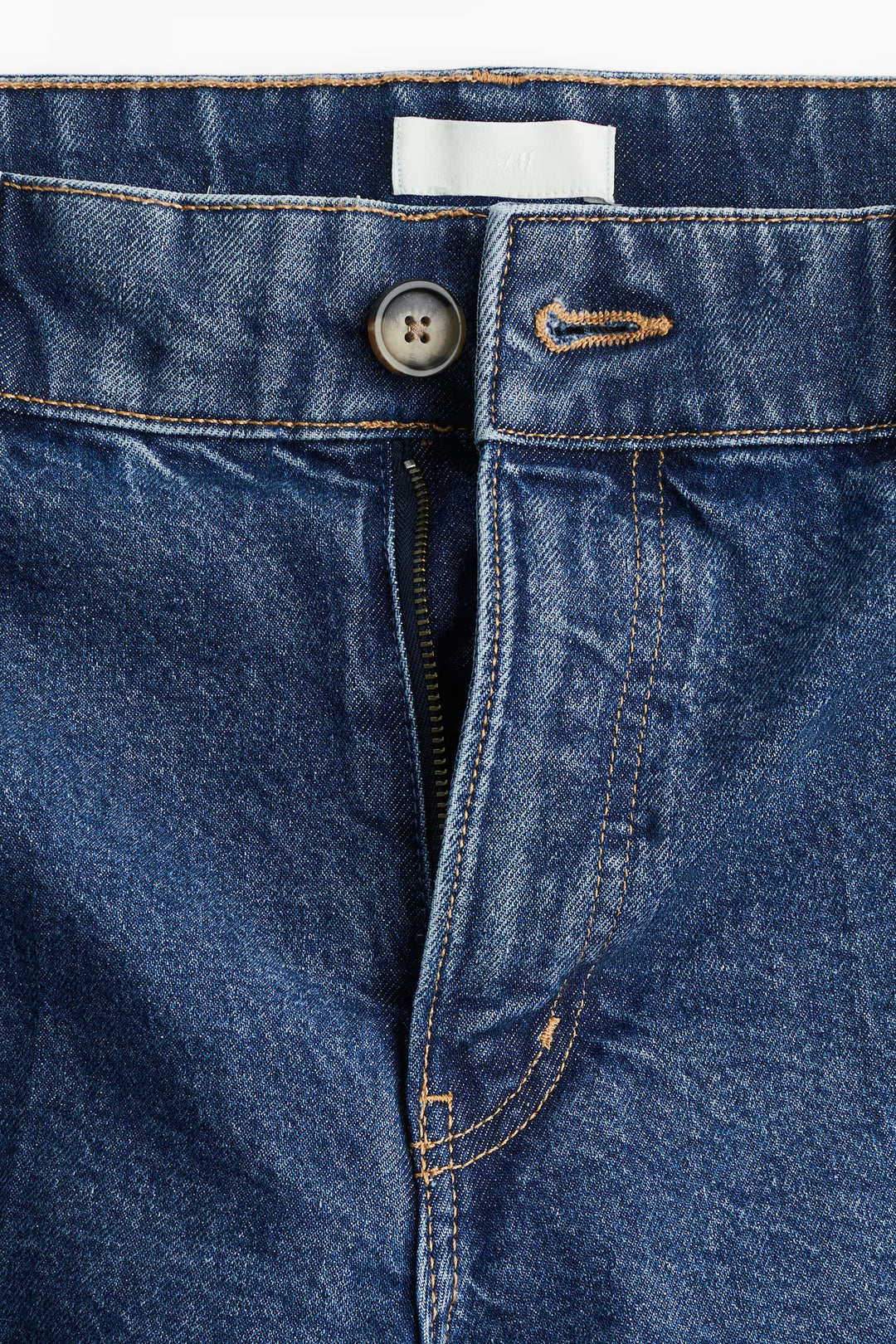 H&M High Rise Wide Leg Cropped Jeans