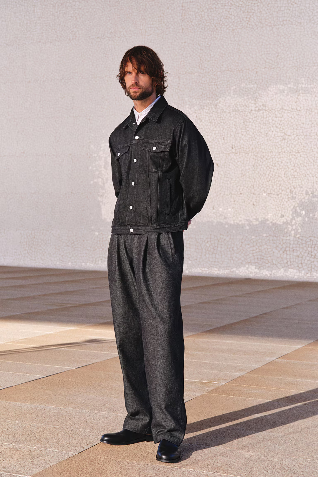 H&M Relaxed-Fit Denim Pants