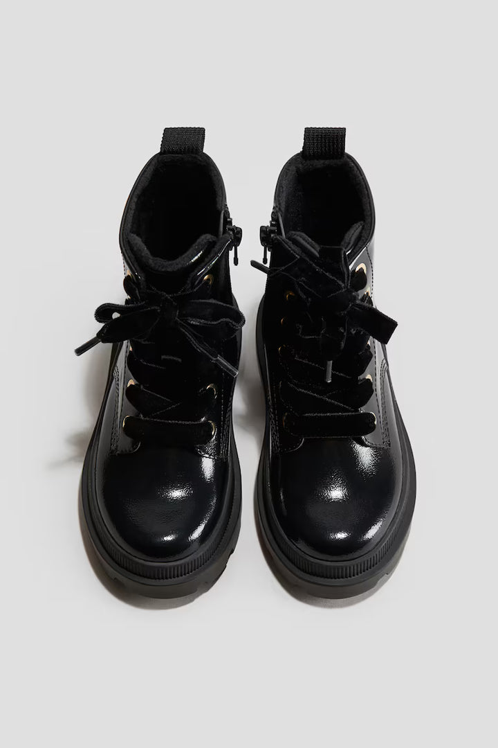 H&M Lace-Up Boots