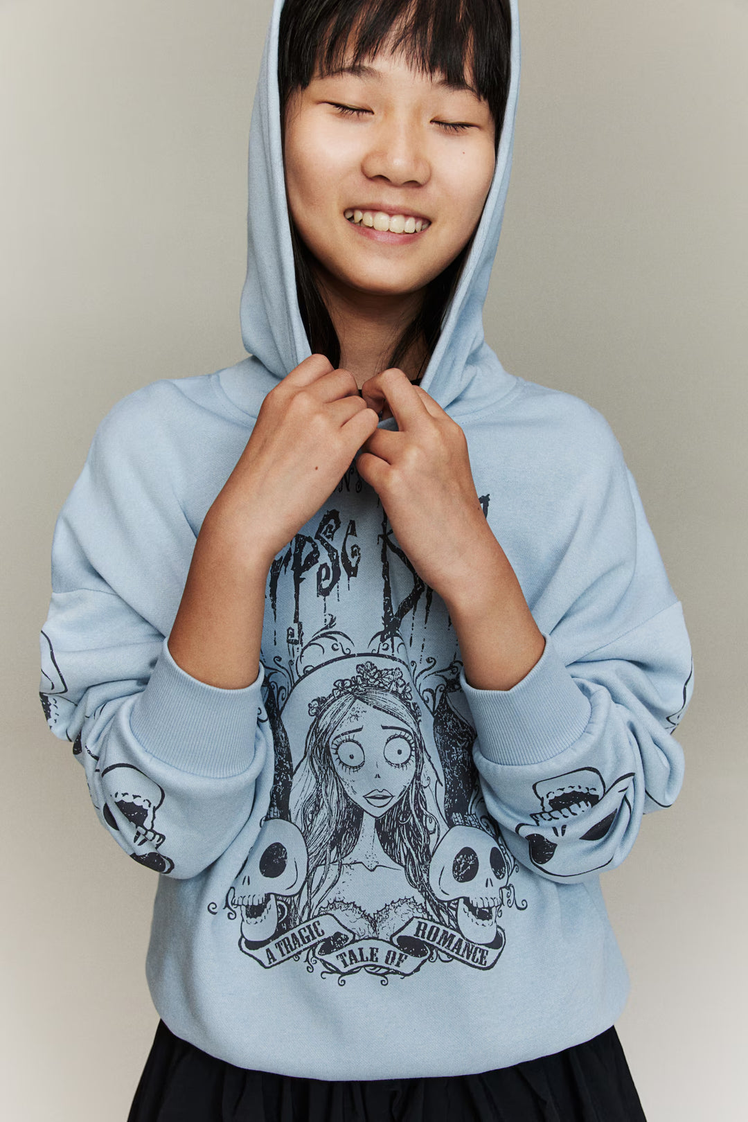 H&M Oversized Printed Hoodie