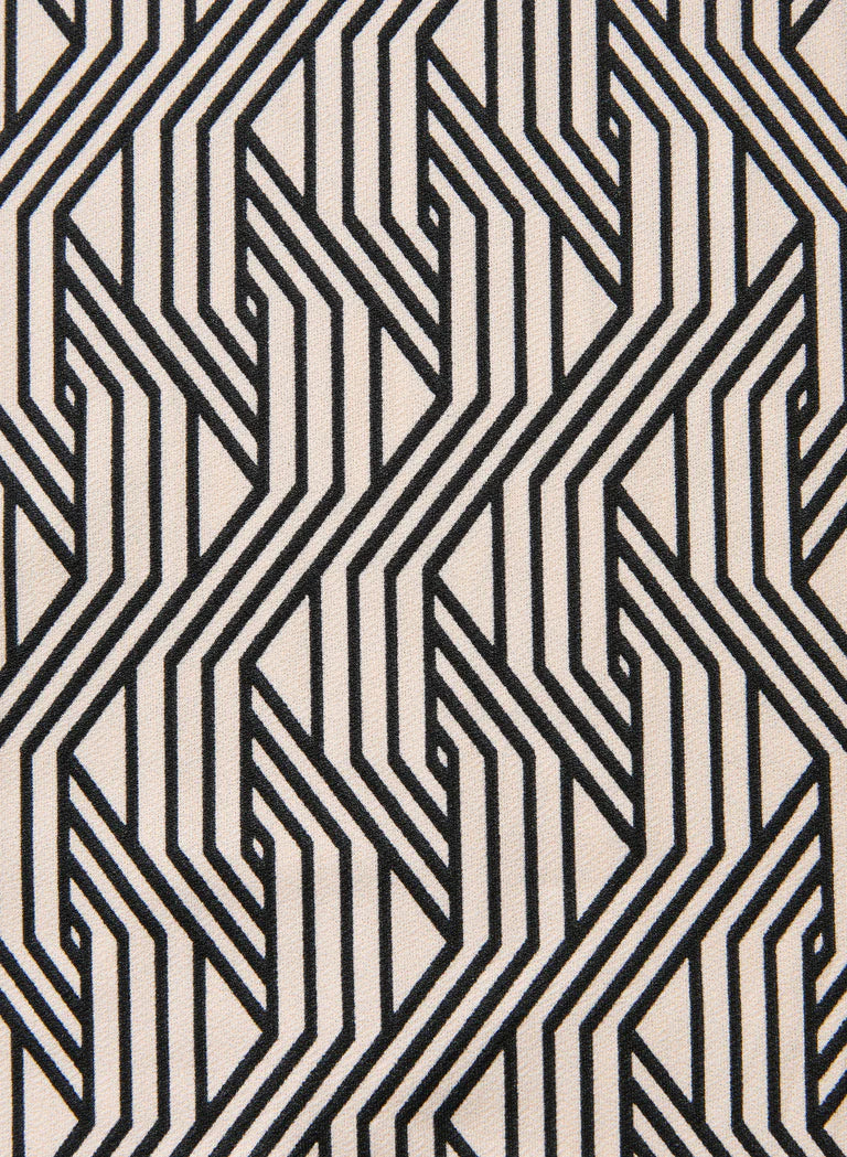 LAURA Geometric Print Top
