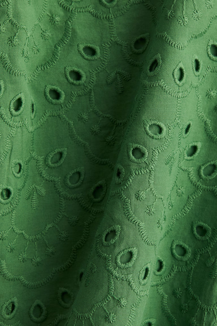 H&M Eyelet-Embroidered Halterneck Top