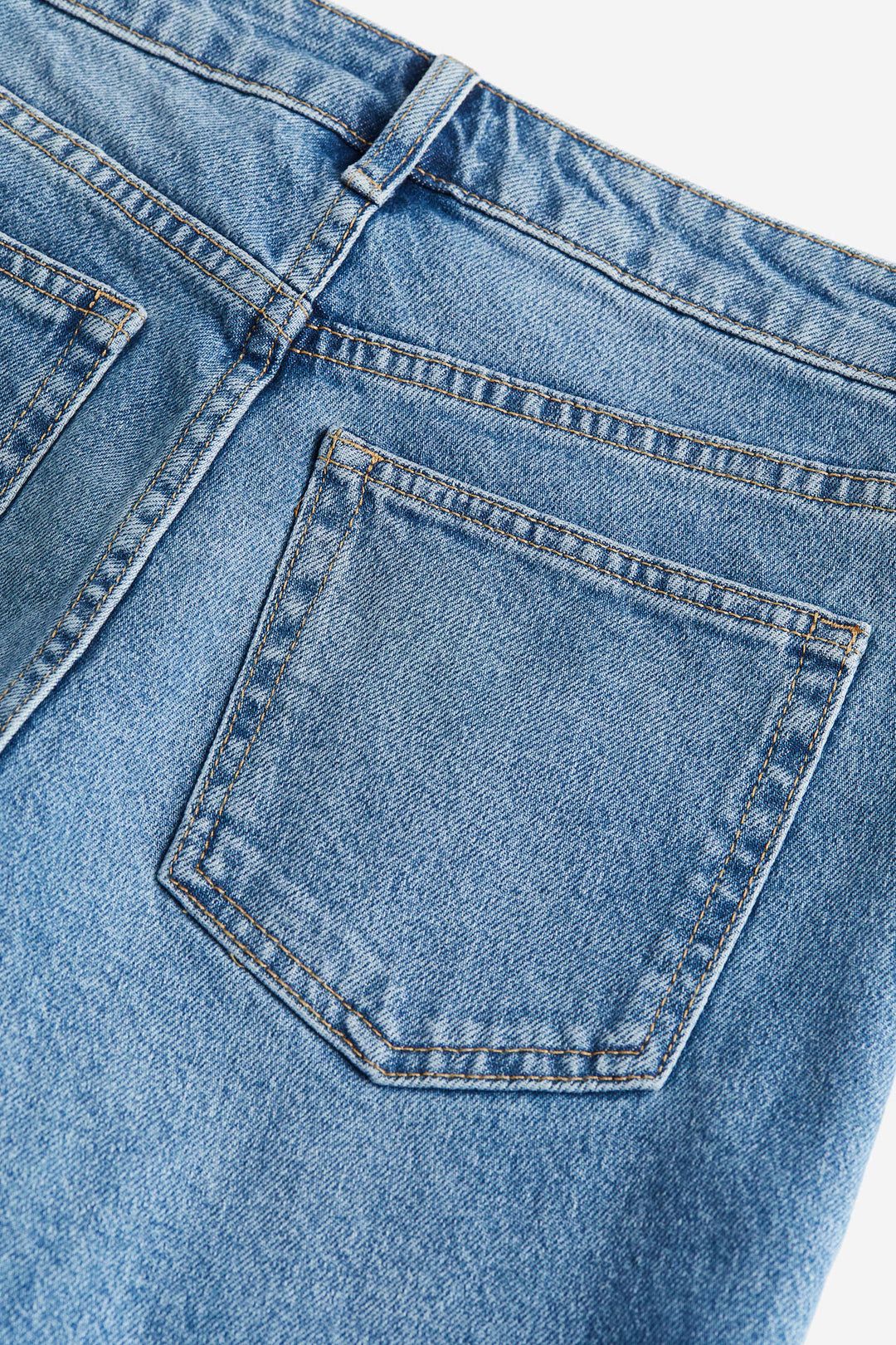 H&M High Rise Slim Straight Ankle Jeans