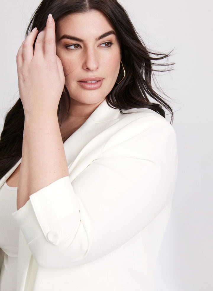 LAURA Open-Front Longline Blazer