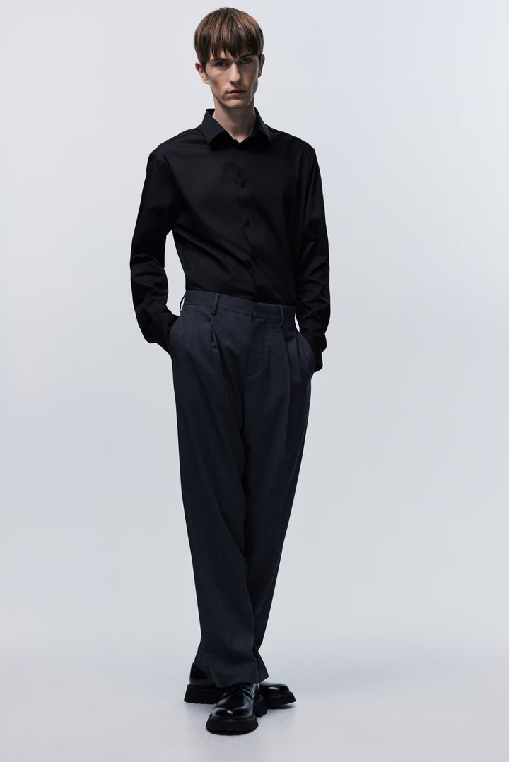 H&M Slim-Fit Stretch Shirt