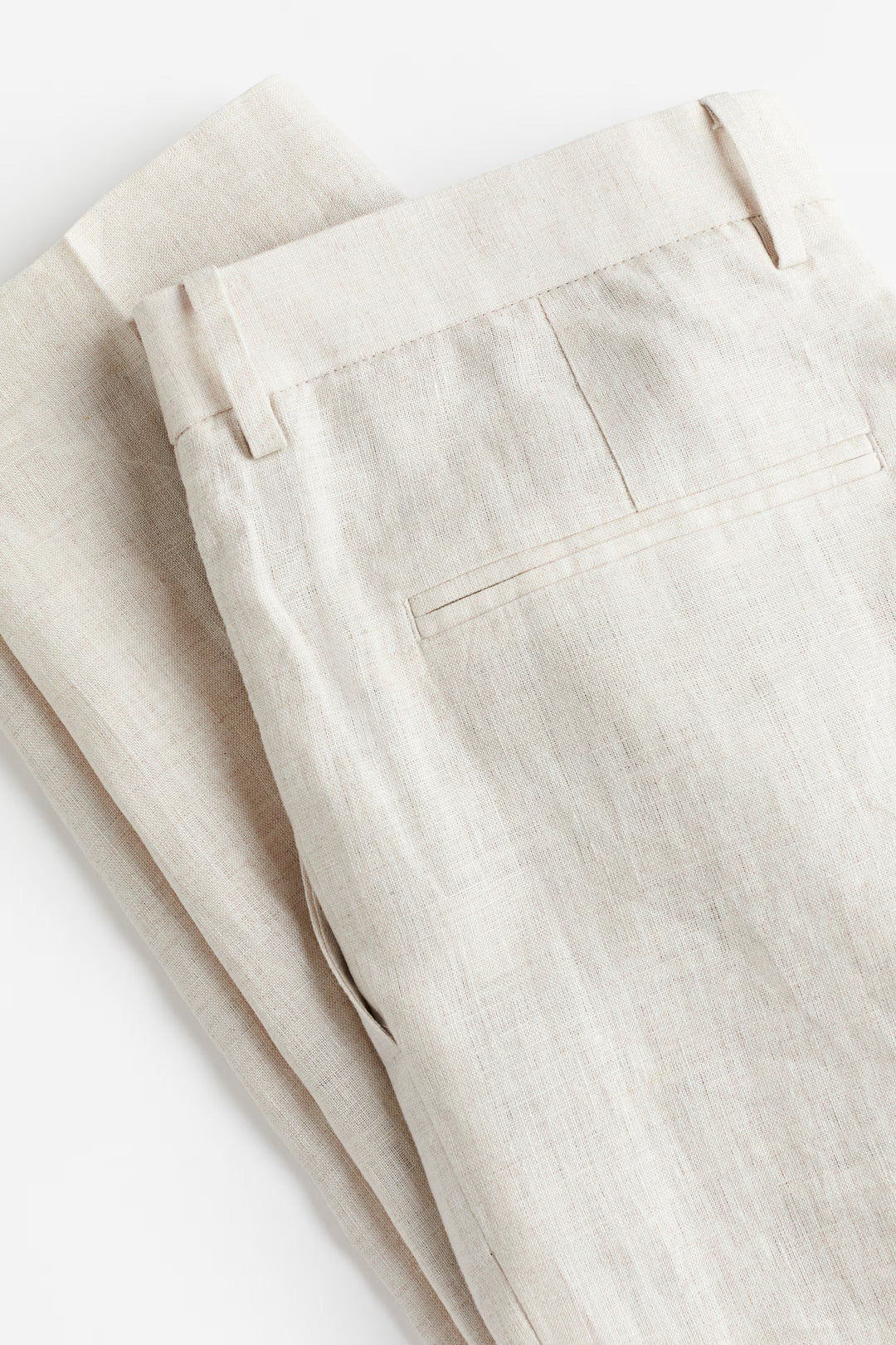 H&M Slim Fit Linen Suit Pants