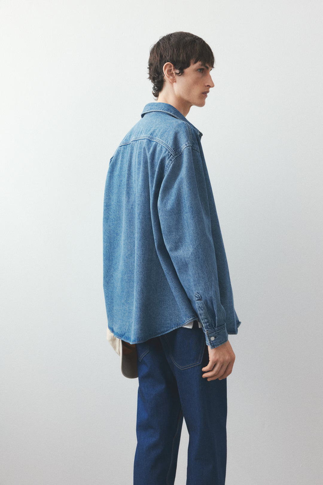 H&M Loose-fit Denim Shirt