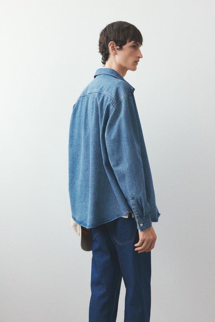 H&M Loose-fit Denim Shirt