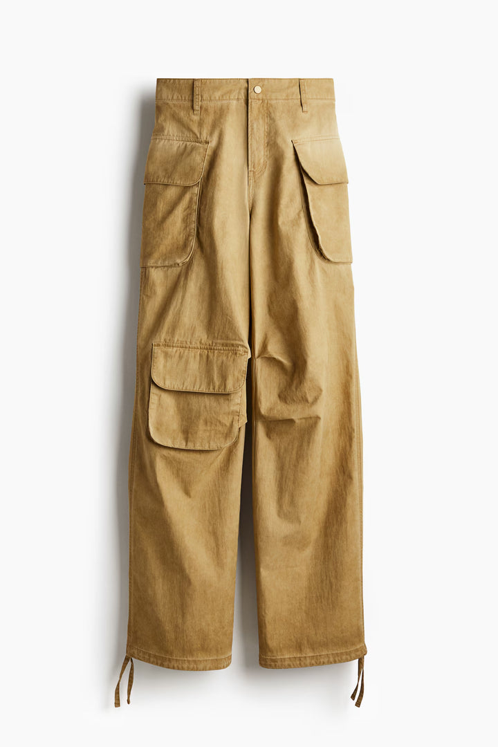 H&M Wide-leg Cargo Pants