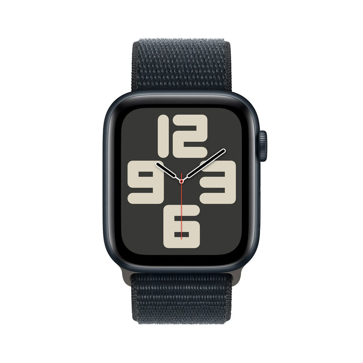 Apple Watch SE (2nd Gen) [GPS + Cellular 44mm] Smartwatch with Midnight Aluminum Case and Midnight Sport Loop. Fitness & Sleep Tracker, Crash Detection, Heart Rate Monitor