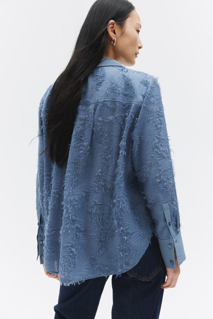 H&M Textured-weave Shirt